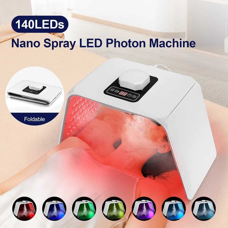 Spa & Wellness Retreat - 7 色 LED フォトン美容マスク肌保湿ナノスプレーフェイス&ボディスパケア