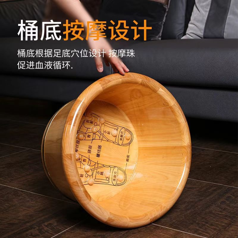 杉材製足湯バケツ、マッサージフットバス、高さ26cmの断熱木 - Spa & Wellness Retreat のレビューと価格