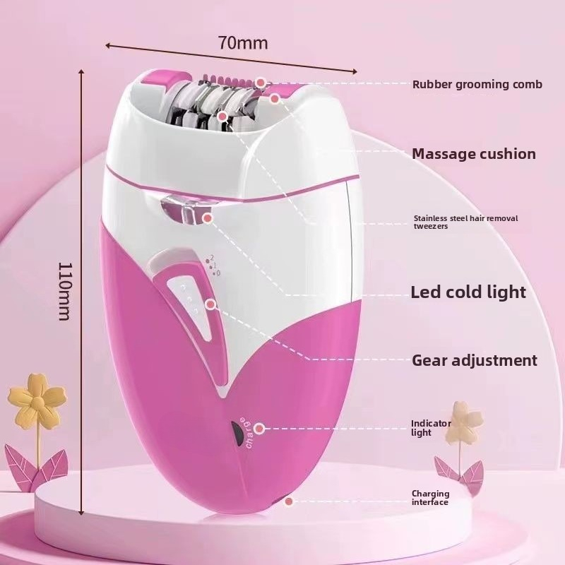 ソフトピンセット技術搭載のワイヤレス電動脱毛器、腕、脚、脇の - Epilator Wireless のレビューと価格