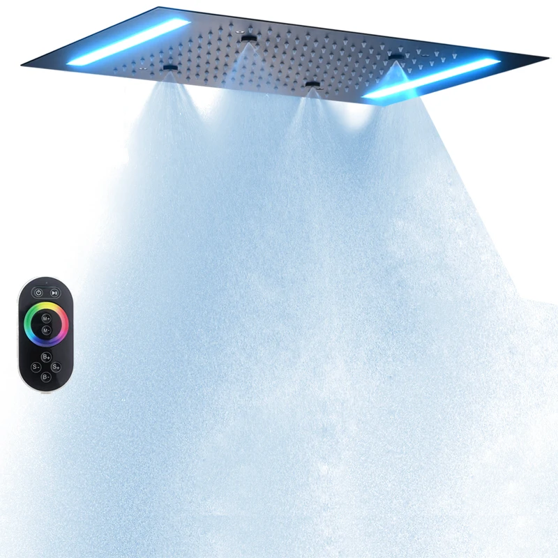 天井取り付け式スパシャワーシステム、LEDライト付き噴霧式＆ - Spa & Wellness Retreat のレビューと価格