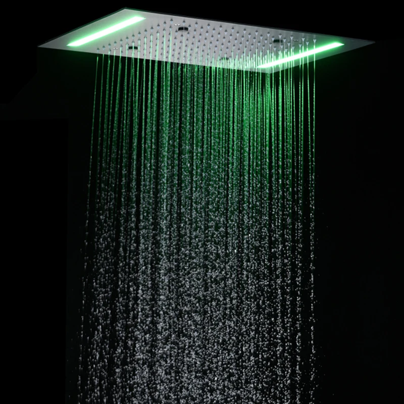 天井取り付け式スパシャワーシステム、LEDライト付き噴霧式＆ - Spa & Wellness Retreat のレビューと価格