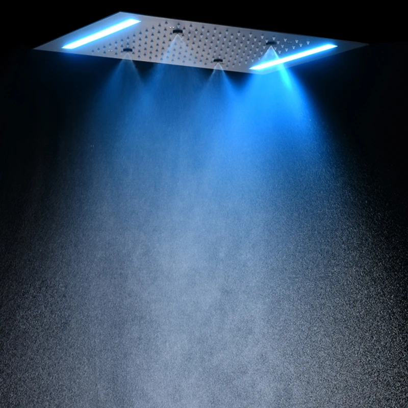 天井取り付け式スパシャワーシステム、LEDライト付き噴霧式＆ - Spa & Wellness Retreat のレビューと価格