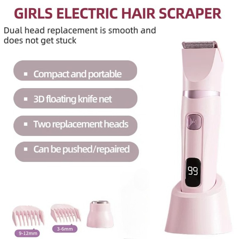 女性用電動ビキニグルーマー、USB充電式、LEDパワーディス - Epilator Wireless のレビューと価格